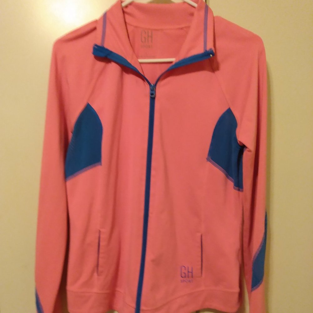 GH Sport Hot Pink and Blue zip up jacket